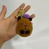 Muñeca Capibara Tejida a Crochet de Lana Más Vendida Llavero Terminado Adornos Muñeca de Dibujos Animados Tejida Decorativa Regalo