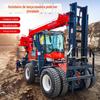 Empilhadeira off-road tração nas quatro rodas multifuncional hidráulica máquina tudo-em-um de manuseio 3 toneladas 4 toneladas 6 toneladas caminhão de elevação empilhadeira de elevação e carregamento