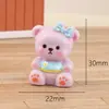 Oso Tridimensional DIY Pasador Joyería Accesorios de Pegamento Cremoso Accesorios de Resina para Joyería Paquete de Materiales Mayoreo