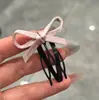 Pinza para el pelo con peine negro para mujer, pinza elegante para flequillo lateral, accesorio para el pelo, pasador para la nuca, herramienta para arreglar el pelo, pasador