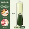 Cuchillo para fruta estilo alemán, un cuchillo para fruta 2 en 1 versátil para uso doméstico, perfecto para pelar y rebanar frutas y verduras, una herramienta de cocina conveniente