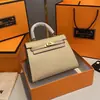 Bolsa Kelly Colorida Mais Vendida no Aliexpress, Bolsa de Mão Feminina Moda Europeia e Americana, Bolsa de Ombro Único Transversal de Alto Padrão para Mulheres