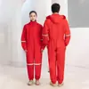Ropa de trabajo antiestática de una sola pieza para electricistas de taller y mineros, mono con capucha, traje para reparación de automóviles, se puede imprimir con logo