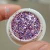Nail Art Explosivo Glitter Rosa Brilhante Glitter Jóias Gelo Transparente Rosa Cristal Doce Papel Fantasia Adesivo Unha Celofane Quebrado