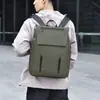 Mochila casual de color liso transfronteriza, personalidad de moda, bolsa de computadora de negocios, gran capacidad, mochila simple para estudiantes