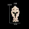 Talla de Madera Dongyang Estilo Europeo Flor de Madera Parche Decorativo de Talla de Madera Flor de Esquina Calcomanía de Madera Maciza Talla Creativa de Flor de Madera Pieza de Flor