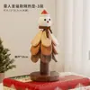 Muñeco de Nieve Árbol de Navidad Esterilla Aislante Mesa de Comedor Adornos de Gama Alta Creativo Madera Maciza Esterilla Antiescaldado Plegable Posavasos Esterilla para Tazón