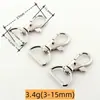Hebilla de Perro de Aleación de Zinc Llavero Metálico Accesorios Ferretería DIY Joyería Artículos de Cuero Bolsas Hebilla de Gancho Giratorio Hebilla de Boca de Pez Dorado