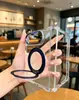 Adequado para iPhone Duo, capa de telefone magnética dobrável e rotativa, Apple 18, acrílico transparente, à prova de quedas