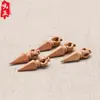 Suministro de fábrica caoba tallada Vajra Mortero mortero mágico pulsera DIY hecha a mano accesorios cuentas cuerda de mano artefacto de caoba