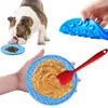 Alfombrilla de Silicona para Comida Lenta de Mascotas Anti-asfixia Gato y Perro Bandeja de Comida Lenta Bandeja de Succión Alfombrilla Antideslizante para Comida de Perro Bandeja de Cena para Mascotas