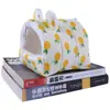 Nido para hámster Rama de flor ratón cobaya bolsa de miel cerdo holandés casa de escape loro cuatro estaciones nido cálido de algodón suministros para mascotas pequeñas