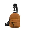 Otoño e Invierno Nuevo Bolso de Pecho de Pana para Niños Bolso Cruzado Ligero Casual Deportivo para Viajes Bolso de Cintura de Color Sólido Estilo Coreano para Niños