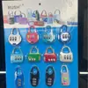 Fornecimento direto da fábrica cadeado de combinação de liga de zinco colorido mini mala de viagem gaveta mochila escolar de dormitório