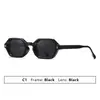 Fabricante de Óculos de Sol Retro Europeus e Americanos Cp Propionato com Armações Pequenas Poligonais e Pinos, Fábrica Pode Personalizar Cor das Lentes Polarizadas