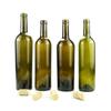 Garrafa de Vinho Tinto Verde Escuro 750ml Garrafa Vazia Pode Ser Usada como Logo de Rótulo e Pode Ser Cortada com Tampa de Cortiça para Selar Sem Vazamento