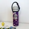 Capa para Copo de Água 500ml Tecido de Mergulho Elástica Protetora Alça Diagonal Bolsa Térmica Espessada Atacado Impressão