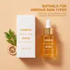 Sérum Clareador de Cúrcuma Extrato de Cúrcuma Vitamina C Niacinamida Leve Refrescante Suave Clareador Cuidados com a Pele com Conta-gotas