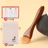 Palo Pequeño Raspador de Pezuña de Cabra, Tabla Raspadora Facial, Herramienta Facial Gua Sha, Herramienta Gua Sha de Grado Profesional para Salón de Belleza, Palo de Acupresión, En Stock para Entrega Rápida