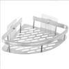 Cesta Triangular de Camada Única/Dupla para Banheiro, Prateleira de Armazenamento para Banheiro, Rack para Vaso Sanitário, Prateleira de Canto Montada na Parede para Armazenamento, Sem Necessidade de Furar