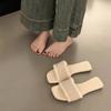 Sandalias Pequeñas de Brisa Nocturna Estilo Francés para Mujer, Uso Exterior de Verano, Nuevo Modelo 2026, Sandalias Slip-On Planas con Borlas para Salir