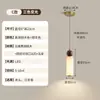 Lámpara colgante de barra de bar de diseño, iluminación larga tipo isla estilo japonés para comedor, tienda de té de leche, cafetería, mostrador plateado, pantalla de tela, accesorio de hierro