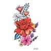 Nuevas pegatinas de tatuaje de flores pequeñas y frescas, pegatinas de tatuaje impermeables, se pueden configurar para mapa, directo de fábrica, nuevo, venta al por mayor