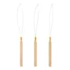 Conjunto de Ferramentas Alicates para Perucas, Alicates para Extensão de Cabelo, Agulha de Crochê, Ferramenta de Miçangas com Anel de Silicone, Conjunto de Ferramentas para Extensão de Cabelo, No Atacado em Estoque