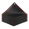 Red de Protección Solar de Nuevo Estilo con Borde Negro y Red de Sombreado Perforada para Invernaderos, Red de Sombrilla y Aislamiento Térmico para Uso en Exteriores, Venta al por Mayor
