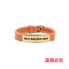 Pulsera de Silicona Correa de Reloj de Silicona Transfronteriza Europea y Americana Letras de Acero Inoxidable Buenos Hermanos y Amigos Regalos de Vacaciones Accesorios de Mano Populares