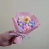 Flores Artificiales, Flores de Hilo Tejido, Pequeños Ramilletes, Flores Pompones, Flores Falsas, Ramilletes Hechos a Mano, Fabricantes, Venta al por Mayor Transfronteriza, Recuerdos, Regalos