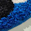 Alfombra de mesita de noche para dormitorio transfronteriza, Alfombra de terciopelo de comercio exterior, Alfombra irregular para sala de estar, Manta tufted para sofá del hogar, Esterilla aislante de felpa refrescante