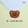 Parche Bordado de Oso de Dibujos Animados Adhesivo Parche Bordado de Toalla Parche para Ropa Parche para Agujeros en la Ropa Parche Decorativo para Bufanda