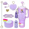Botella de Agua Térmica Stanley Tapón Antipolvo Taza con Popote Tapa de Taza Correa de Mano Cordón para Botella de Agua Múltiples Estilos Versátiles Set
