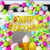 Nuevo Globo de Cumpleaños Decoración de Cumpleaños Arreglo de Propuesta Paquete Decoración de Fiesta de Cumpleaños Globo Feliz Cumpleaños