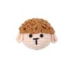 Outono e Inverno boneca criativa desenho animado animal fivela para pendurar no carro lã crochê feito à mão saco de presente ornamentos DIY atacado