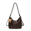 Bolso Retro de Gran Capacidad para Mujer, Estilo Commuter Otoño 2026, Bolso Cruzado de Hombro y Mochila Nuevos, de Moda, Casual y con Estilo
