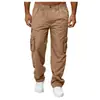 Comercio Transfronterizo 2026 Pantalones de Trabajo Casuales para Hombre de Bolsillo Múltiple Rectos Holgados Moda Tendencia Versátiles Pantalones Casuales