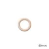 15-100mm Cor de Madeira Anel de Madeira Anel de Madeira Anel para Pendurar Artesanal DIY Corrente para Celular Pingente Pulseira Acessórios Material Joia