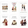 Tarjetas de felicitación transfronterizas para fiestas de amigas, tarjetas de amistad, bendiciones para hermanas con sobre, deseos de cumpleaños para amigos, nuevos productos de Amazon