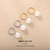 Pendientes de Lujo Accesibles Estilo Ins Diseño de Nicho Clips para Oreja Pendientes de Perla de Gama Alta Pendientes Versátiles Elegantes Venta al por Mayor