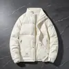 Comercio Electrónico Transfronterizo Chaqueta de Plumas para Hombre Invierno 2026 Nuevo Estilo Cuello Alto Blanco Pato Caliente Moderna Atractiva