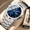 Reloj Suizo Nuevo para Hombre con Funciones Impermeables y Doble Calendario, Disponible para Transmisión en Vivo y Dropshipping