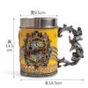 Taza de Cerveza Harry Potter Segunda Generación Águila en Relieve Souvenir Harry Potter Cuatro Escuelas de Magia Taza