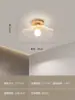 Luzes de Corredor de Espectro Completo Estilo Tronco Nórdico para Corredor Novas Luzes de Teto para Entrada de Celebridade da Internet Lâmpadas de Vidro para Varanda