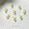 Celebridad de internet Pato Donald joyería para uñas pato lindo uñas de pato joyería de dibujos animados joyería para uñas transparente como el hielo accesorios de resina