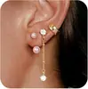 Conjunto de Brincos de Argola Personalizados, Lindo Par de Brincos de Flor com Cruz de Zircônia Incrustada em Cobre, Joias Pequenas e Modernas para Mulheres