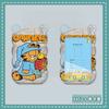 Tarjeta de acceso de autobús/metro creativa personalizada de Garfield de dibujos animados, con cordón largo tipo halter, tarjeta de estudiante de jardín de infancia