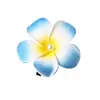 Presilha de Cabelo Flor de Plumeria Artificial Transfronteiriça da Amazon Presilha para Cabelo de Férias na Praia Presilha Lateral Presilha de Flor Presilha de Bico Acessório de Cabelo