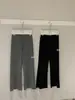 WGWE Calça Esportiva Casual Simples Versátil de Cintura Alta com Cordão Caimento Solto Perna Reta Estreita Estilo Coreano de Verão Feminina W9408
